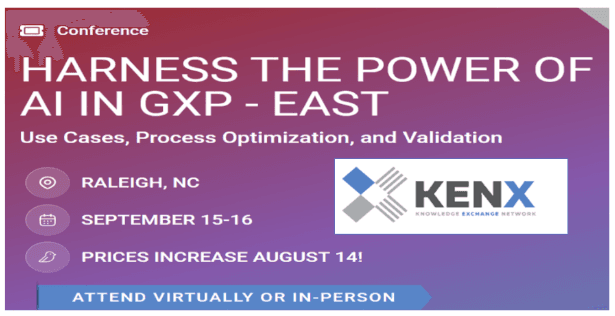 AI in GxP East - Use Cases, Process Optimization and Validation - KENX